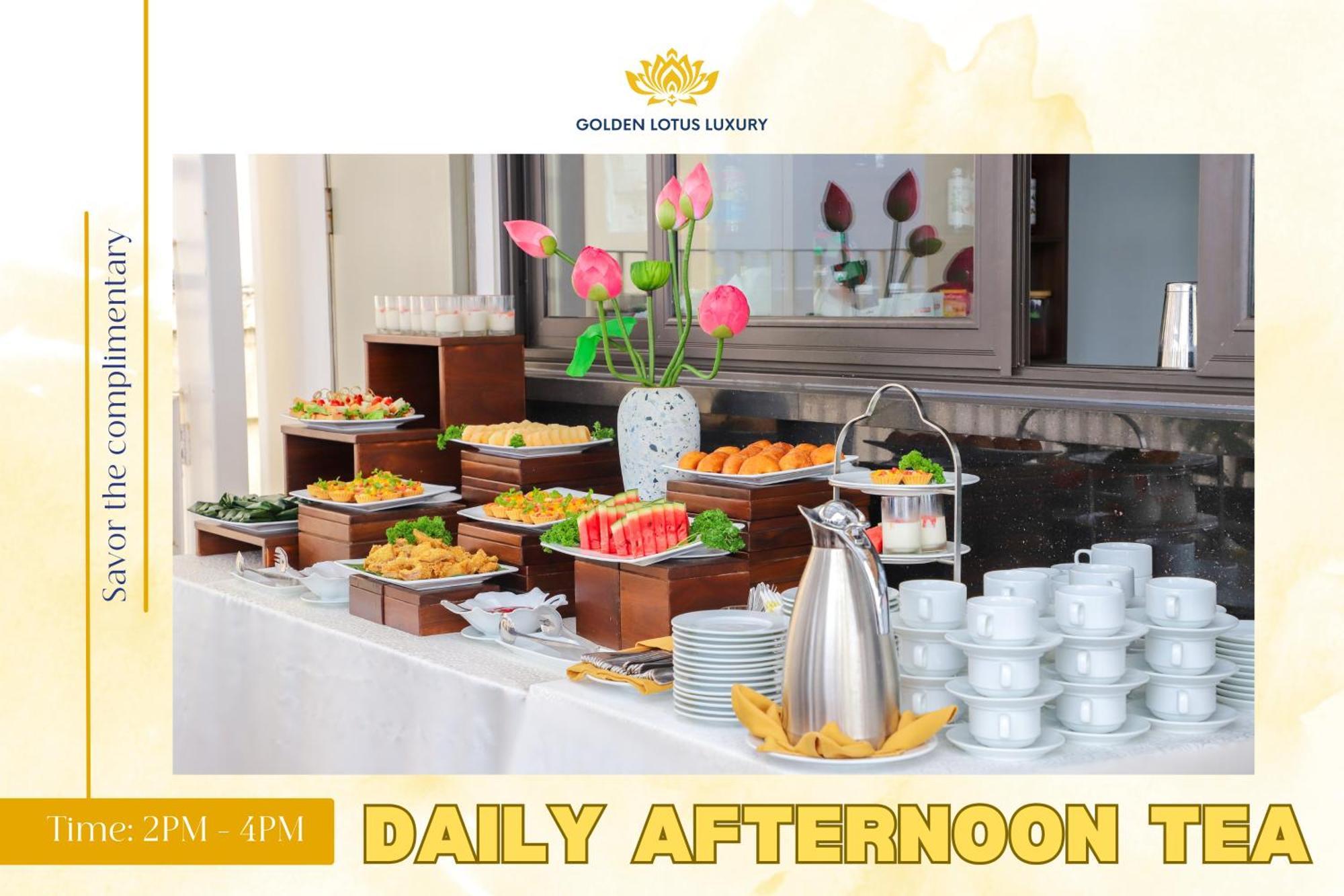 Golden Lotus Luxury Hotel Danang - Complimentary Daily Afternoon Tea Dış mekan fotoğraf